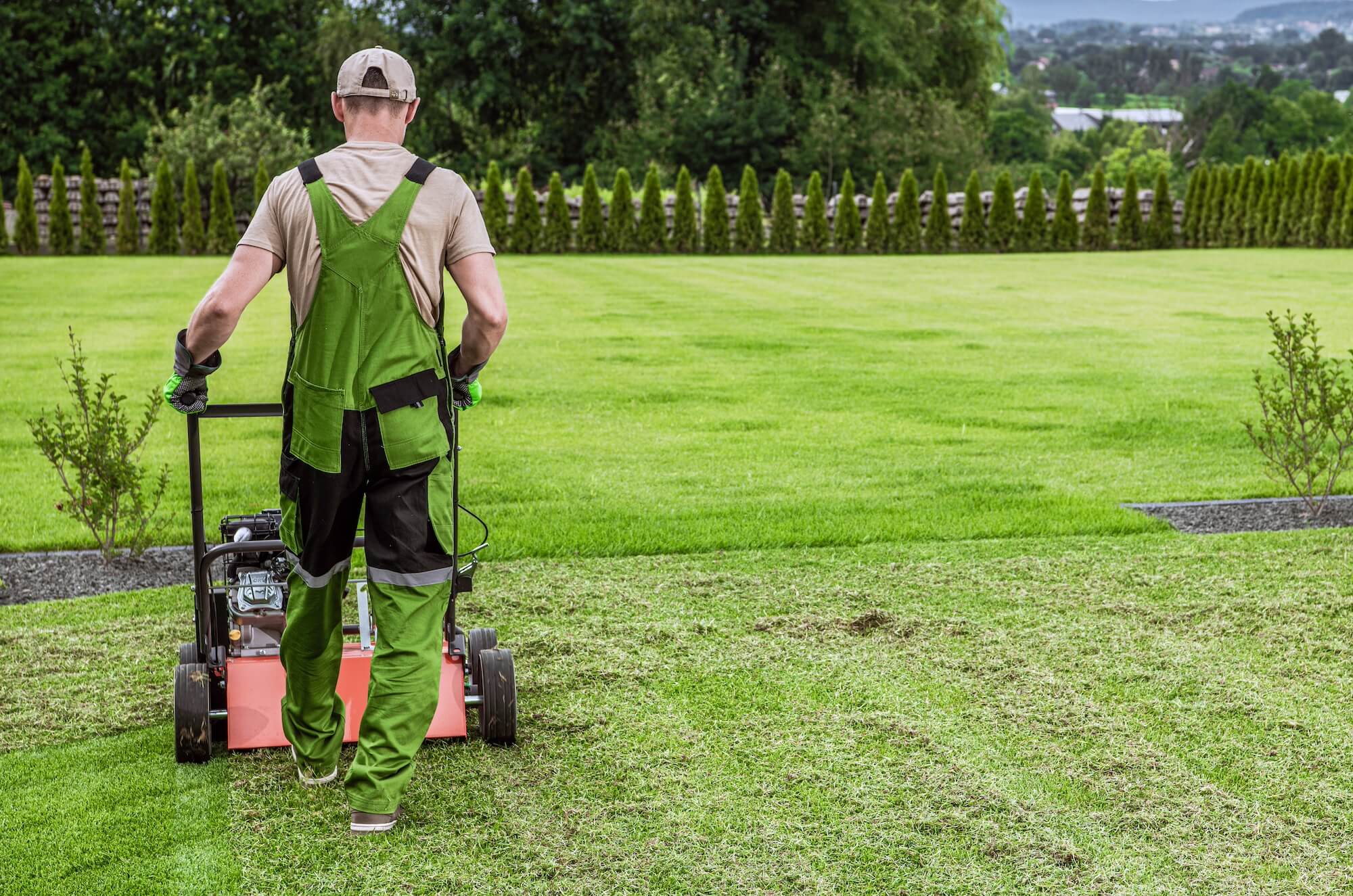 Lawn Aeration & Seeding Services | Kanger Lawns Omaha, NE