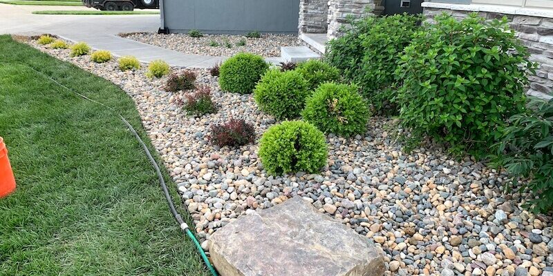 larger landscaping project